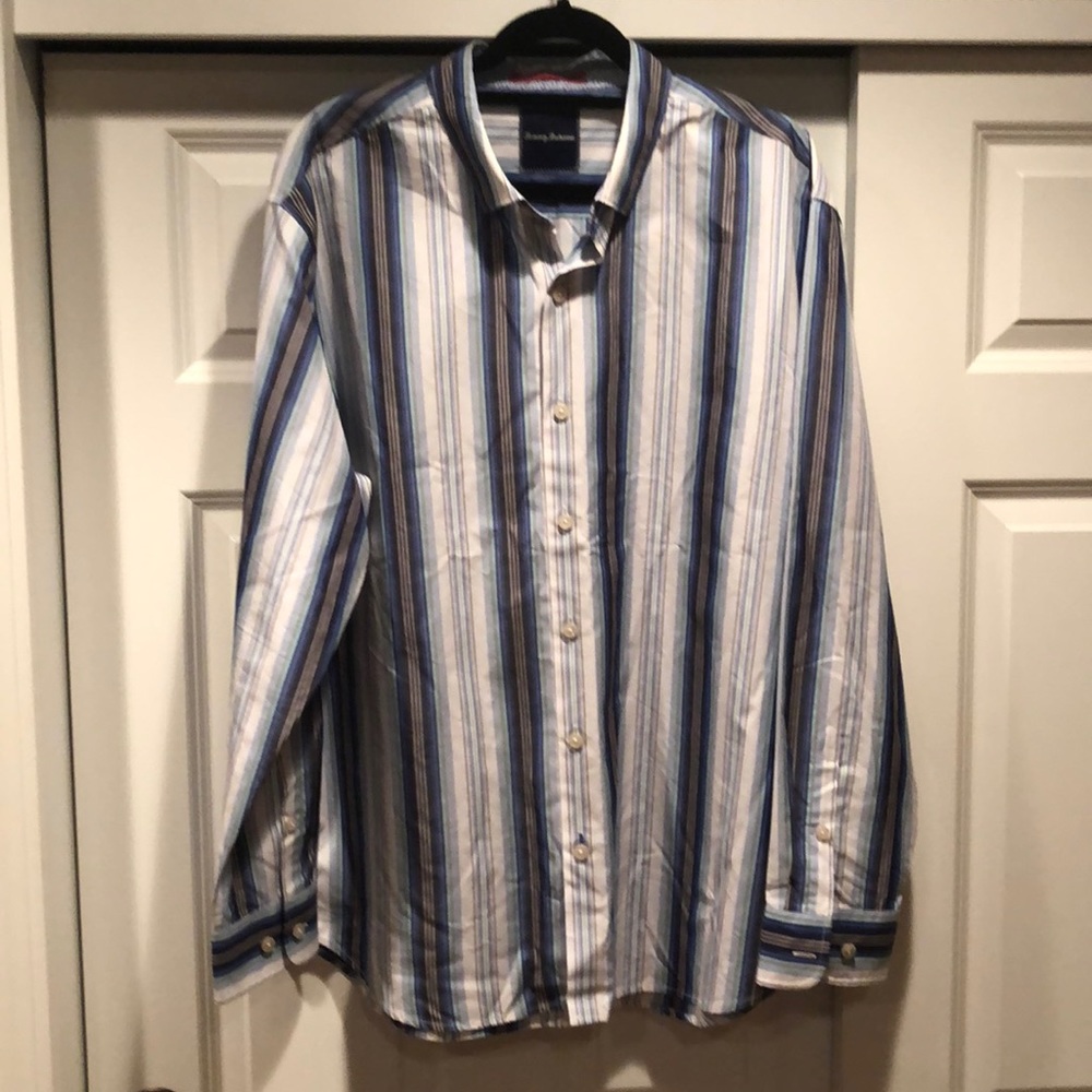 Tommy Bahama Genova Stripe Shirt Size XL